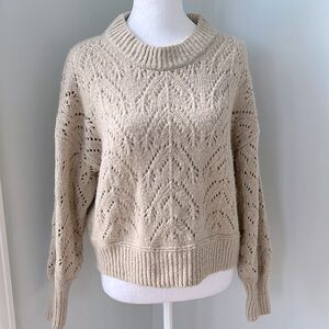 Cozy Cream Sweater XS Old Navy